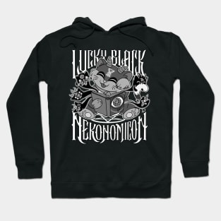 Blackcraft Cute Kawaii Black Cat Nekonomicon Satanic ritual Hoodie